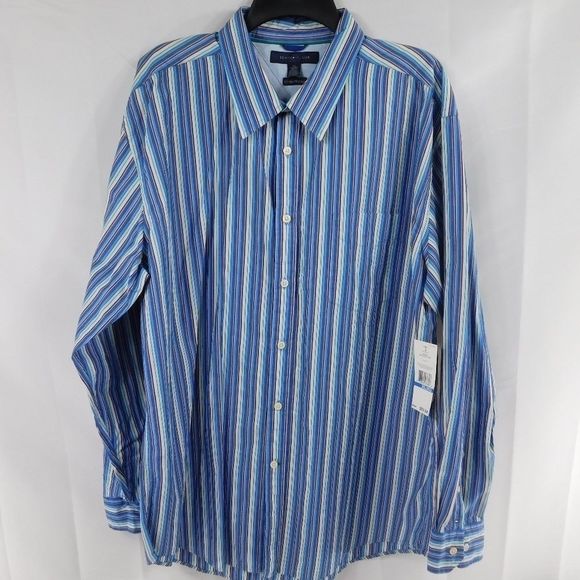 Tommy Hilfiger Other - NWT Tommy Hilfiger Blue Pinstripe Long Sleeve